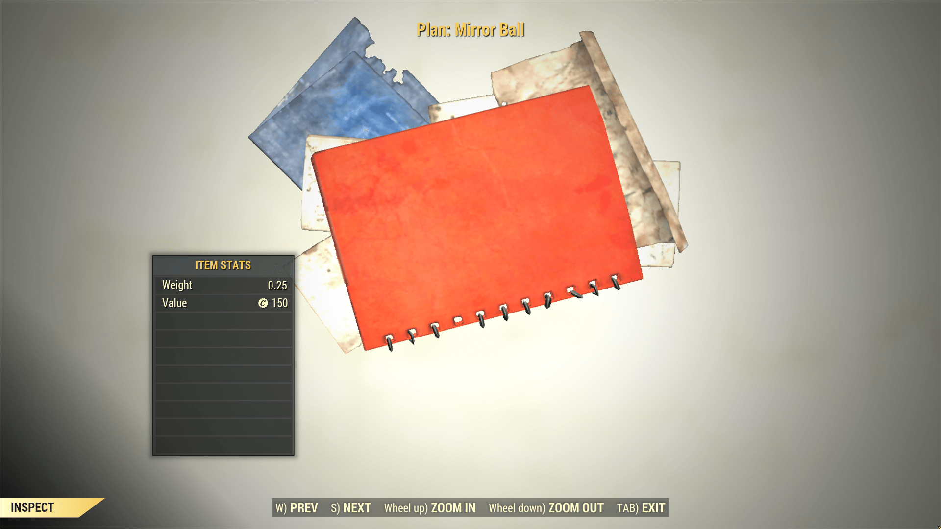 MIRROR BALL Camp Plan Fallout 76 (PC) Buy Fallout 76 Items for PC