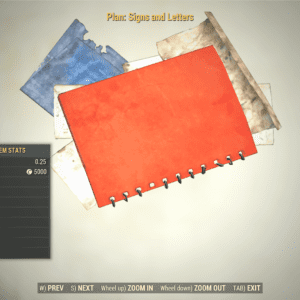 Screenshot of a Fallout 76 item for PC & Steam players, showing the stats.