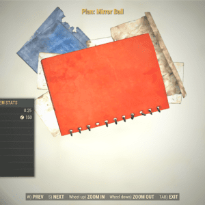 Screenshot of a Fallout 76 item for PC & Steam players, showing the stats.