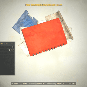 Screenshot of a Fallout 76 item for PC & Steam players, showing the stats.