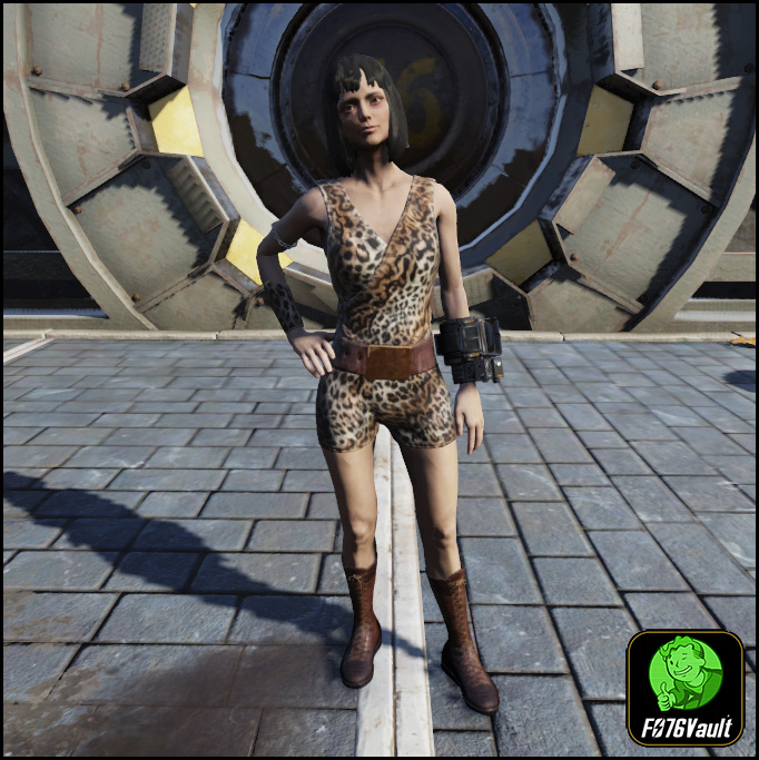 Strongman Outfit Treasure Hunt Fall 2020 Event Reward Fallout 76 (PC Only) Screenshot of a Fallout 76 item for PC & Steam players, showing the stats.
