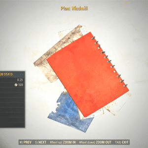 Screenshot of a Fallout 76 item for PC & Steam players, showing the stats.