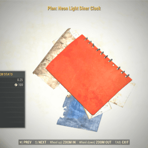 Screenshot of a Fallout 76 item for PC & Steam players, showing the stats.