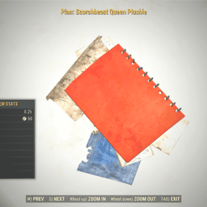 Screenshot of a Fallout 76 item for PC & Steam players, showing the stats.
