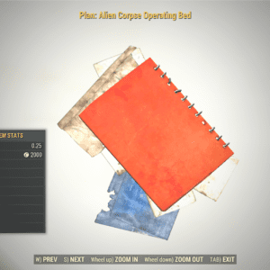 Screenshot of a Fallout 76 item for PC & Steam players, showing the stats.