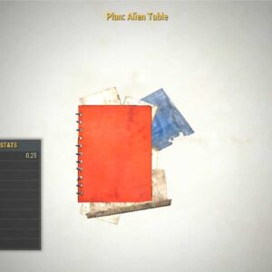 Alien Table Camp Plan Invaders Event Reward Fallout 76 PC
